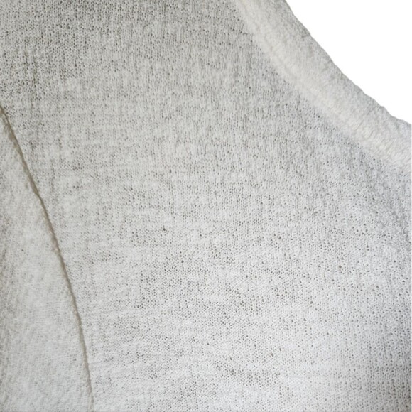 Madewell Top Textured Crinkle Cotton Fairy‎ Bell Sleeve Boho Indie White XL - Picture 5 of 14